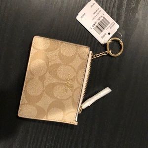 COACH Mini Skinny Id Case in Signature Jacquard